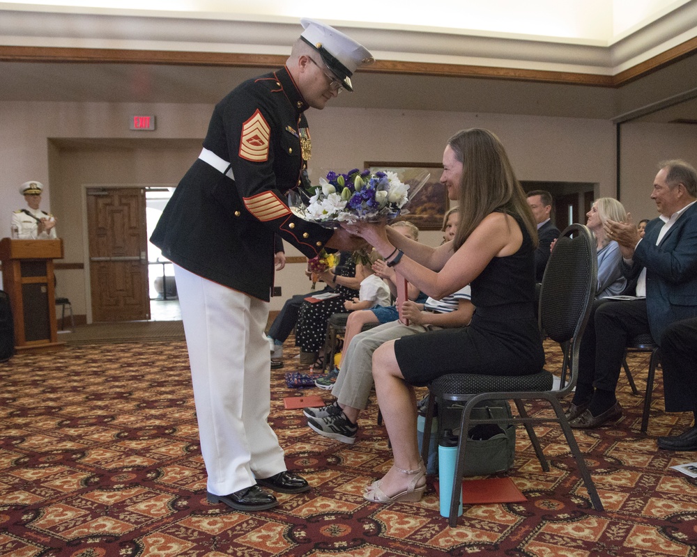 U.S. Navy Cmdr. Gareth Montgomery's Retirement Ceremony