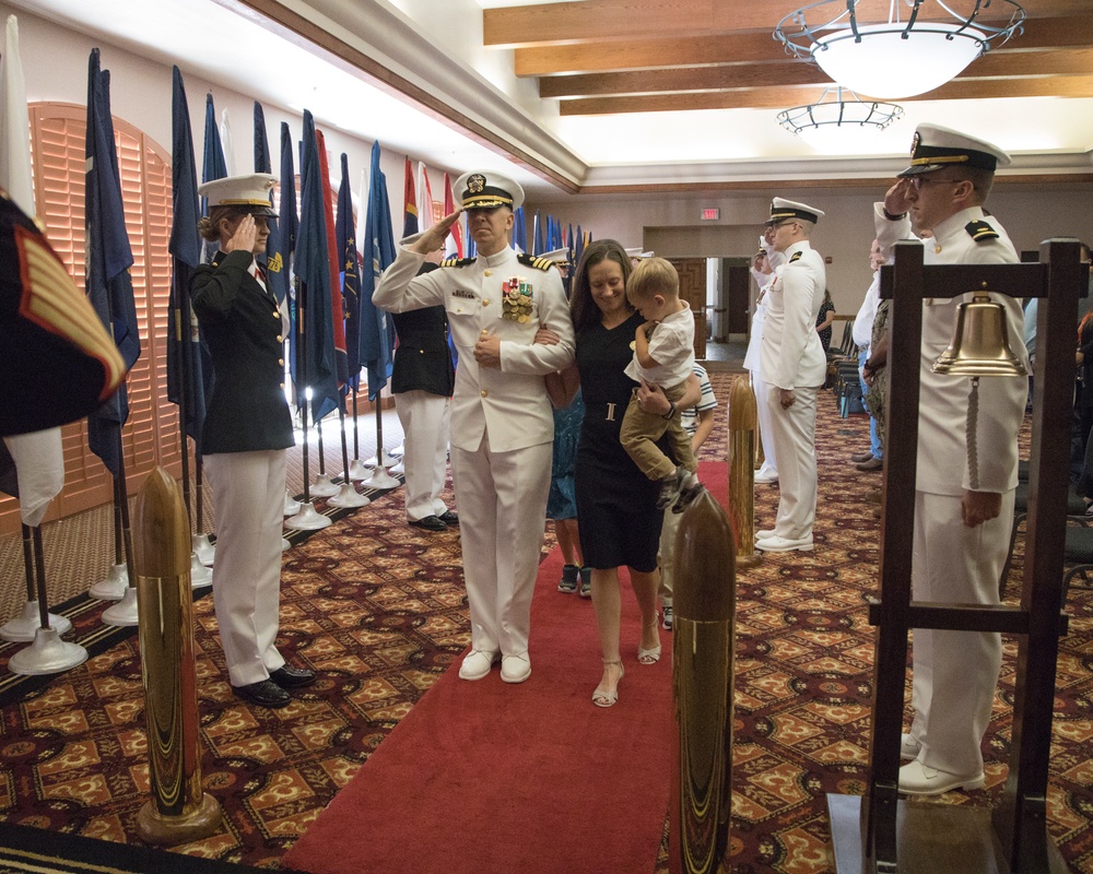 U.S. Navy Cmdr. Gareth Montgomery's Retirement Ceremony