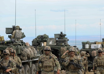 2-2 SBCT carries out Operation Lancer Scorch at Yakima Training Center, Wa.