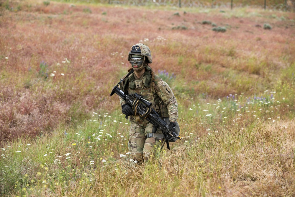 2-2 SBCT carries out Operation Lancer Scorch at Yakima Training Center, Wa.