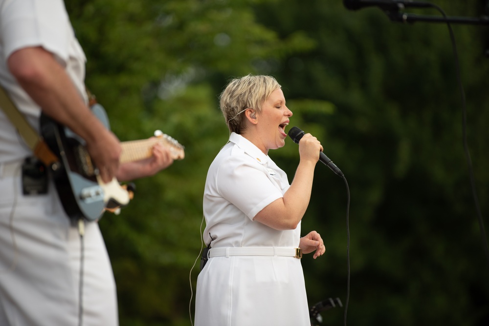 U.S. Navy Band Country Current Performs at La Plata Town Hall in La Plata, MD