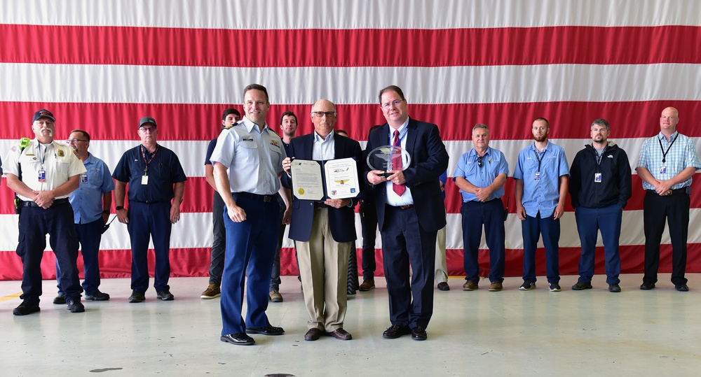 Air Station Traverse City presents Cherry Wings Award to