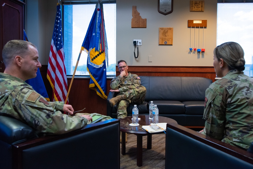 First Chief Master Sergeant of the Space Force visits Goodfellow AFB