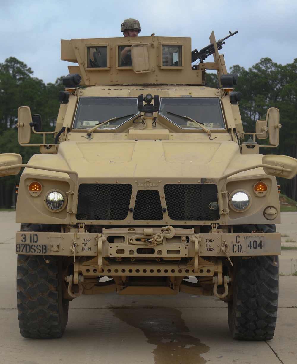 87th DSSB Conducts Mounted Gunnery Qualification