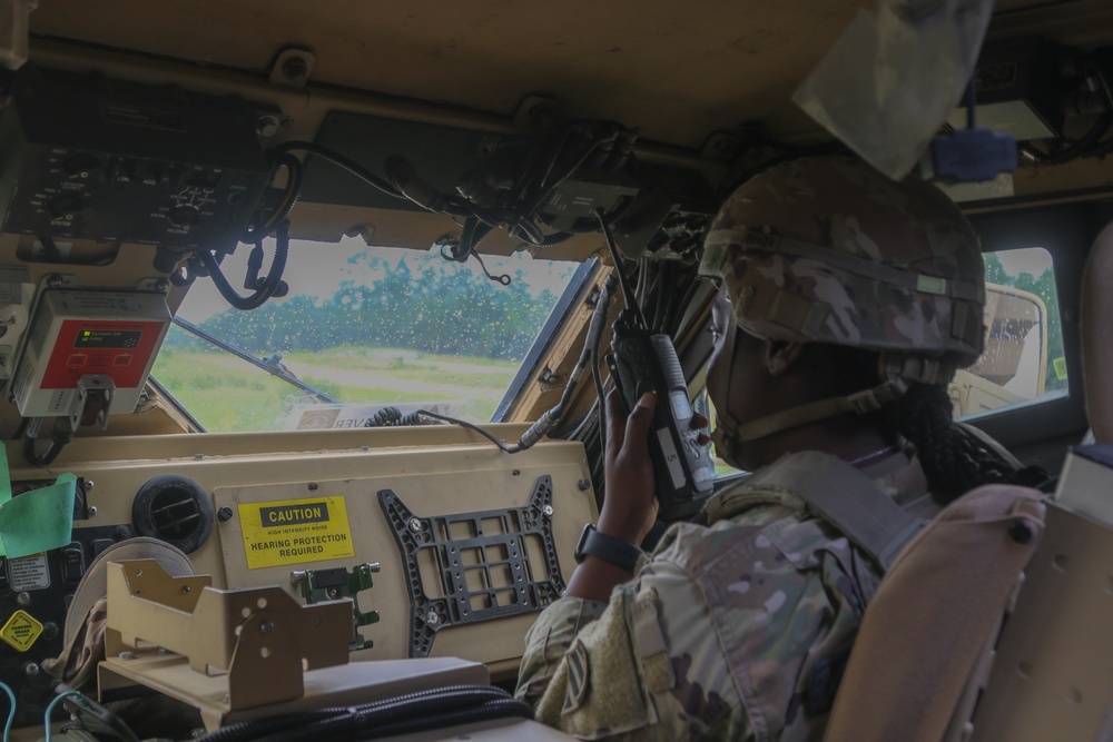 87th DSSB Conducts Mounted Gunnery Qualification