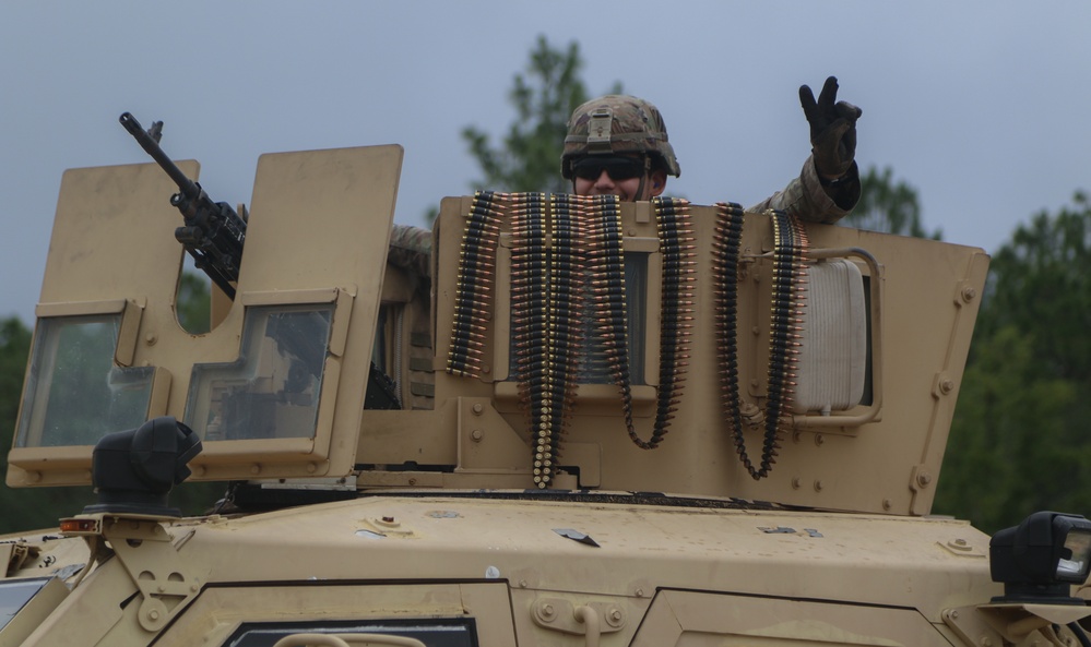 87th DSSB Conducts Mounted Gunnery Qualification