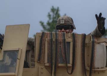 87th DSSB Conducts Mounted Gunnery Qualification