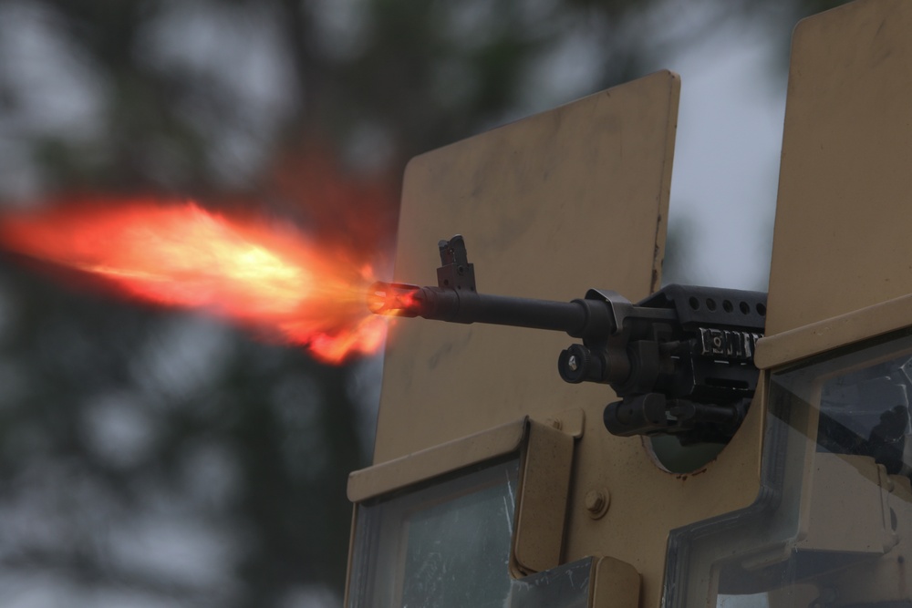 87th DSSB Conducts Mounted Gunnery Qualification