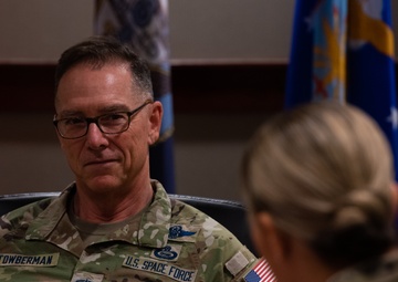 First Chief Master Sergeant of the Space Force visits Goodfellow AFB