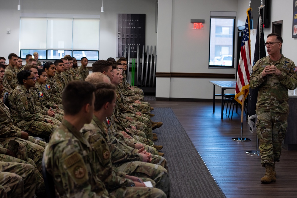 First Chief Master Sergeant of the Space Force visits Goodfellow AFB