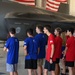The Aim High Flight Academy visits the 33rd Fighter Wing