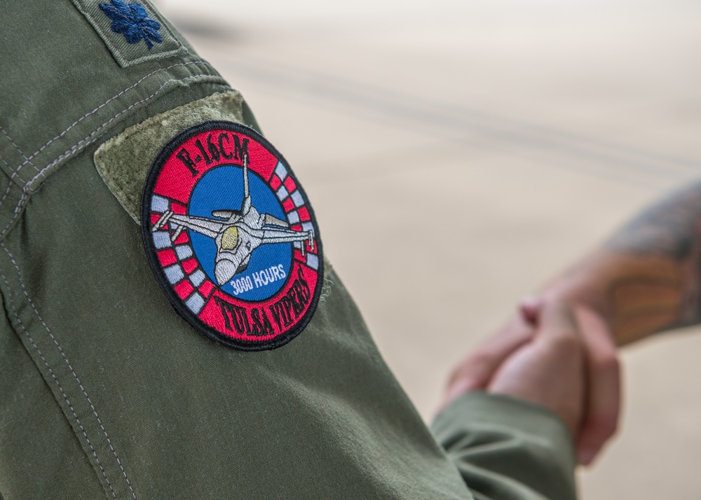 Lt. Col. Michael Scorsone reaches 3,000 hour milestone