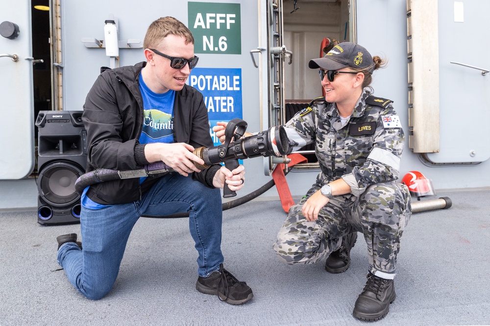 HMAS Canberra open day RIMPAC 22