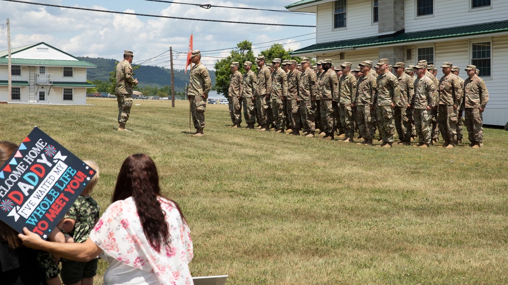 228th Engineer Company welcomed home