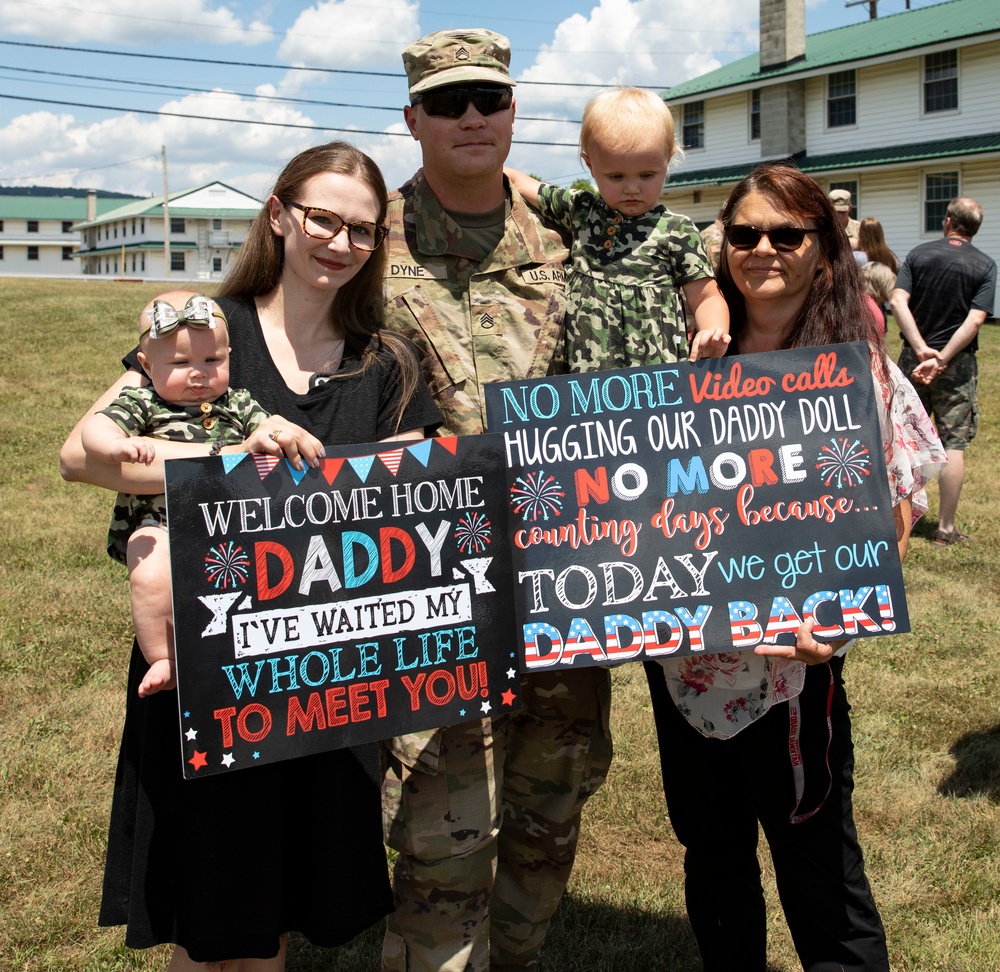 228th Engineer Company welcomed home