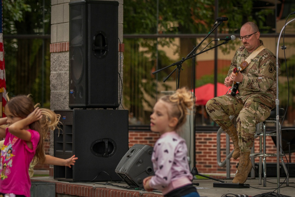 133rd Army Band tunes up at Lacey In Tune