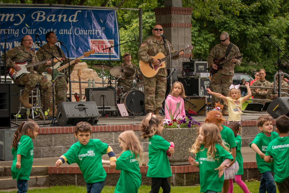 133rd Army Band tunes up at Lacey In Tune