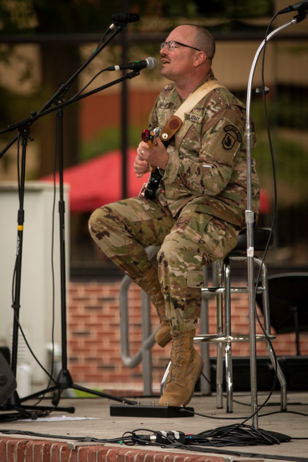 133rd Army Band tunes up at Lacey In Tune