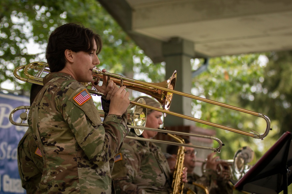 133rd Army Band tunes up at Lacey In Tune