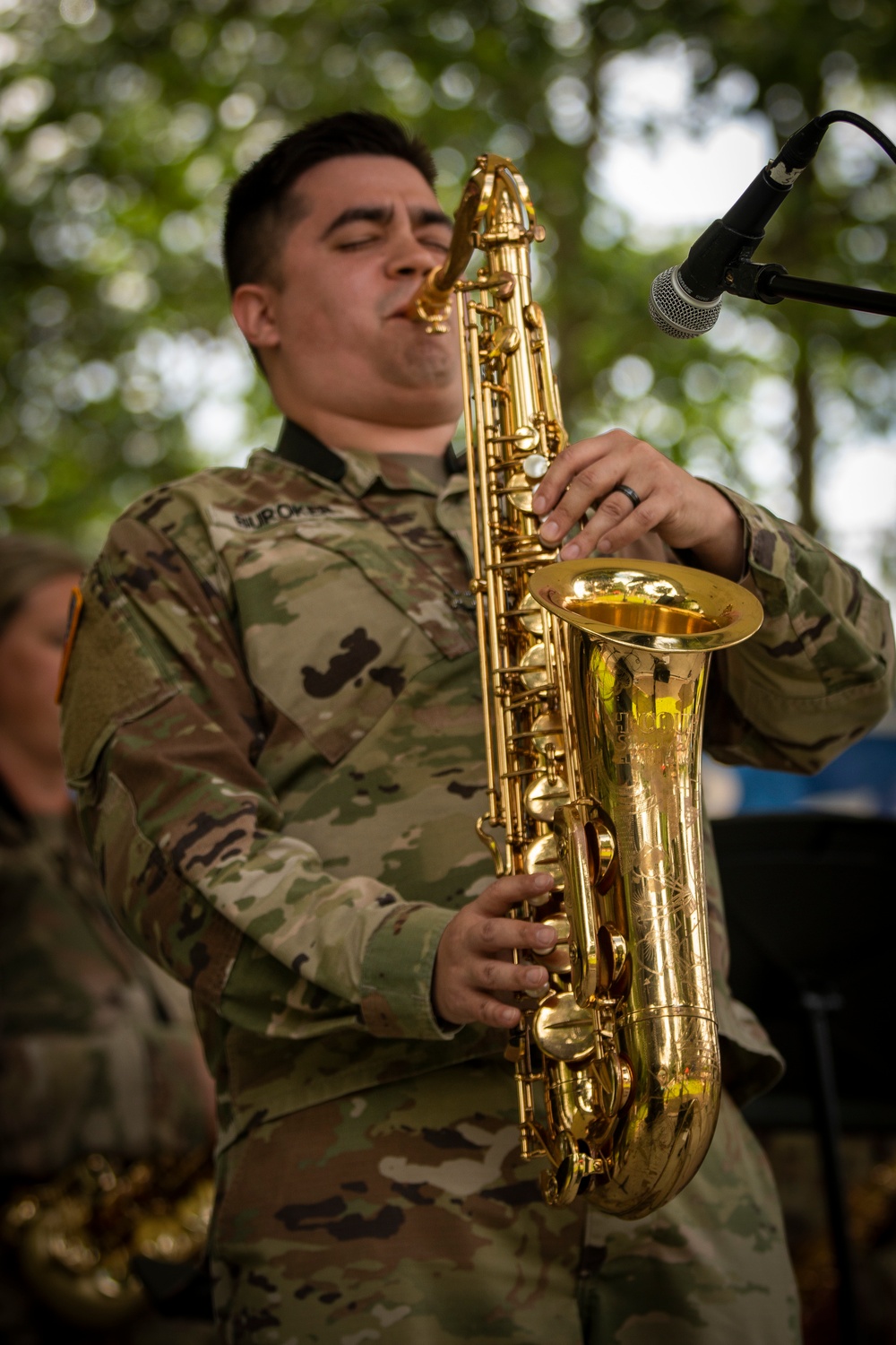 133rd Army Band tunes up at Lacey In Tune