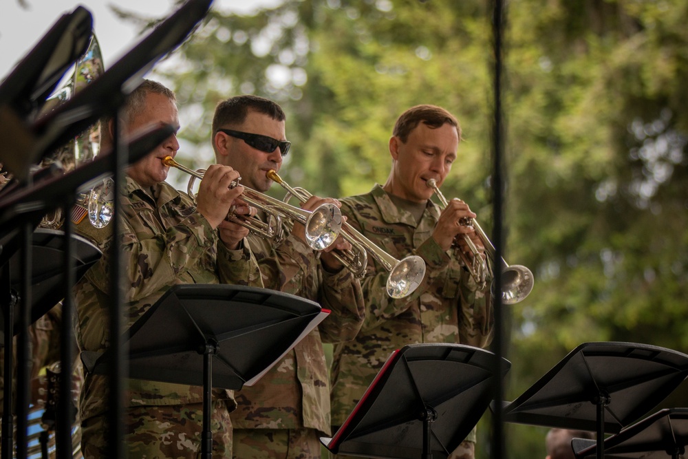 133rd Army Band tunes up at Lacey In Tune