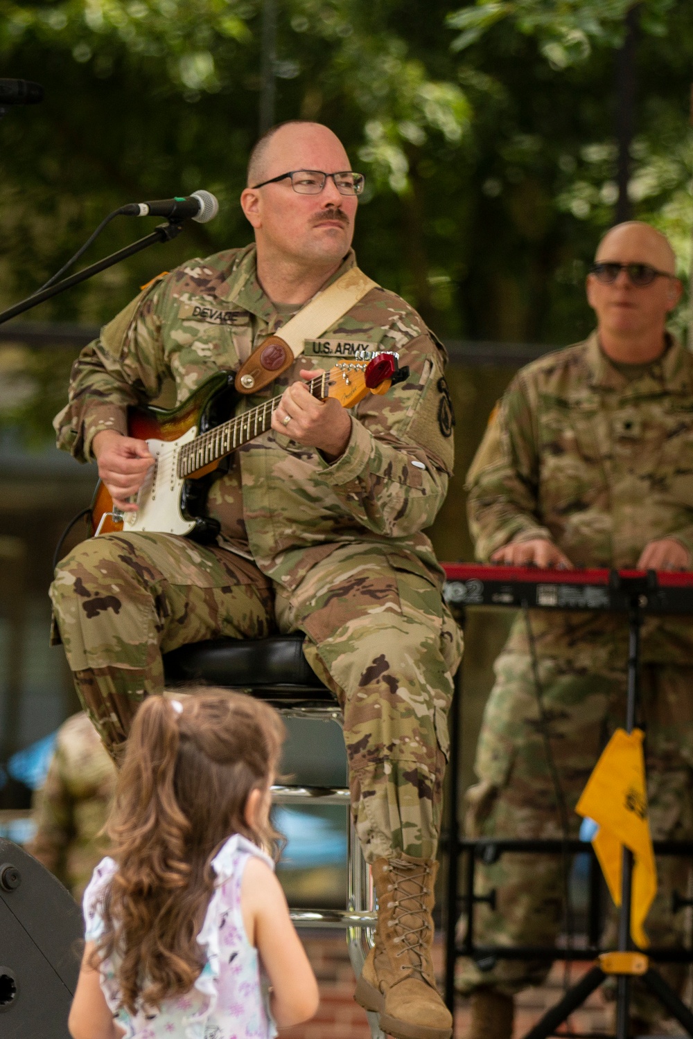 133rd Army Band tunes up at Lacey In Tune