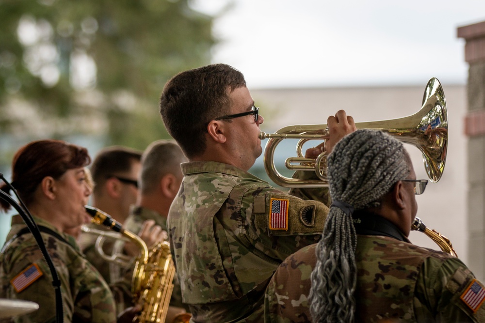 133rd Army Band tunes up at Lacey In Tune