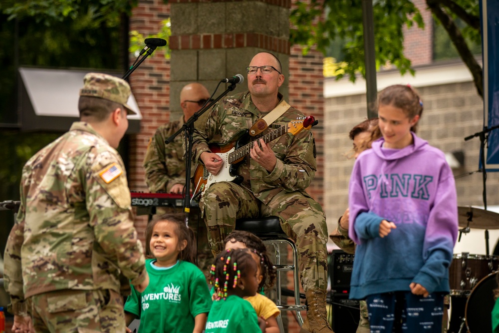 133rd Army Band tunes up at Lacey In Tune