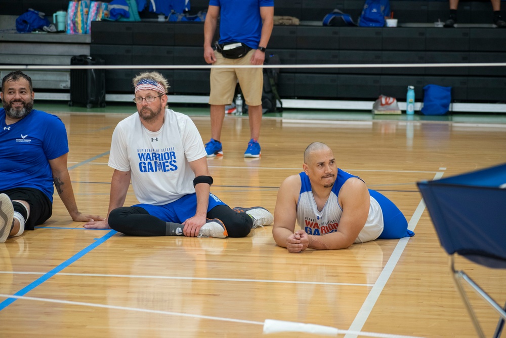 Warrior Games Volleyball Training