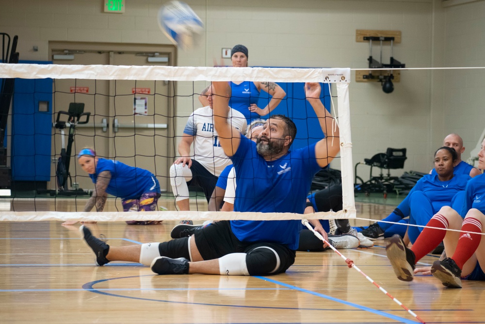 Warrior Games Volleyball Training