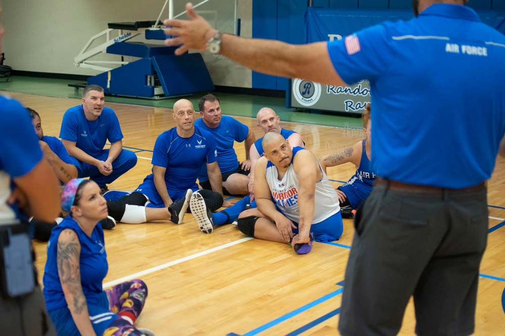 Warrior Games Volleyball Training
