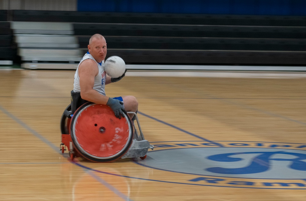 Warrior Games Wheelchair Rugby Training