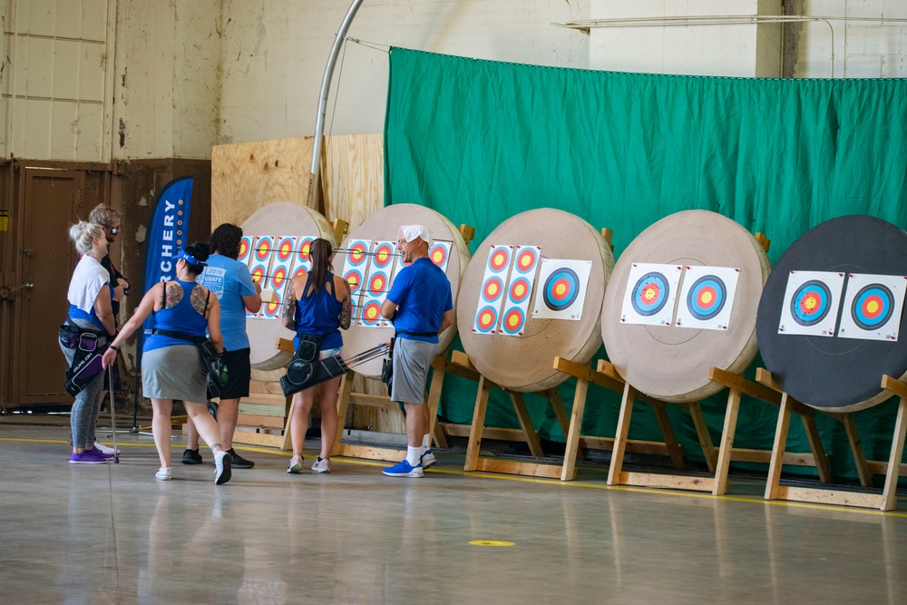 Warrior Games Archery Training