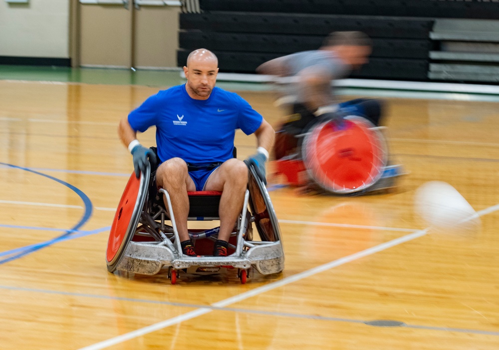 Warrior Games Wheelchair Rugby Training