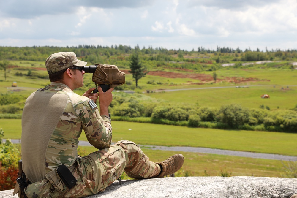 Bravo Co. 2-113th Infantry Battalion Conducts Live-Fire at XCTC