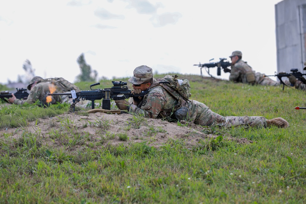 Bravo Co. 2-113th Infantry Battalion Conducts Live-Fire at XCTC