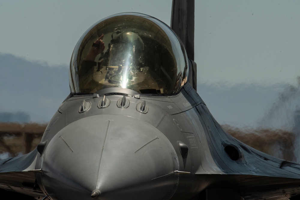 64 AGRS pre-flight Red Flag Nellis 22-3