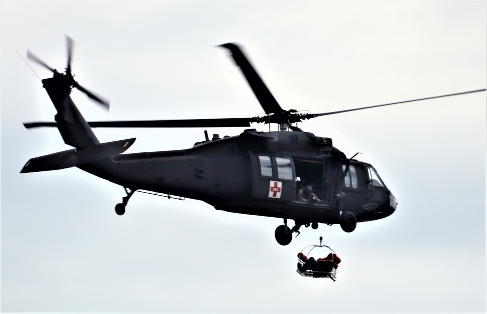 UH-60 Black Hawk crew training at Fort McCoy