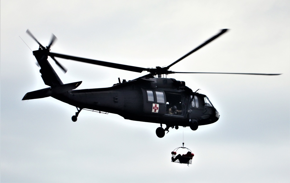 UH-60 Black Hawk crew training at Fort McCoy