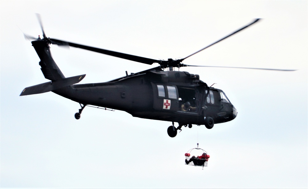 UH-60 Black Hawk crew training at Fort McCoy