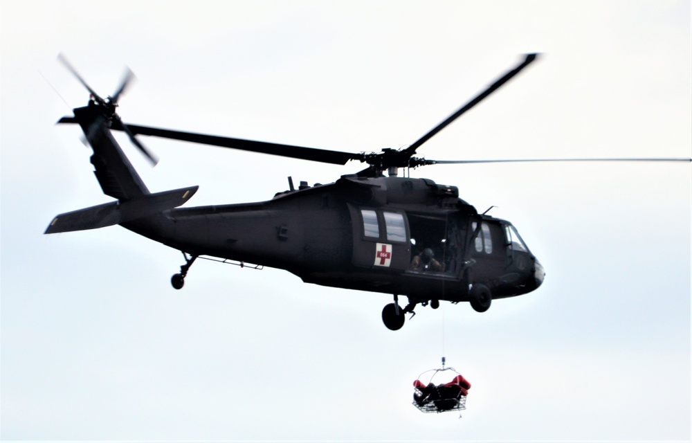 UH-60 Black Hawk crew training at Fort McCoy