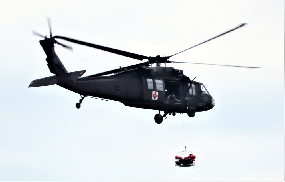 UH-60 Black Hawk crew training at Fort McCoy