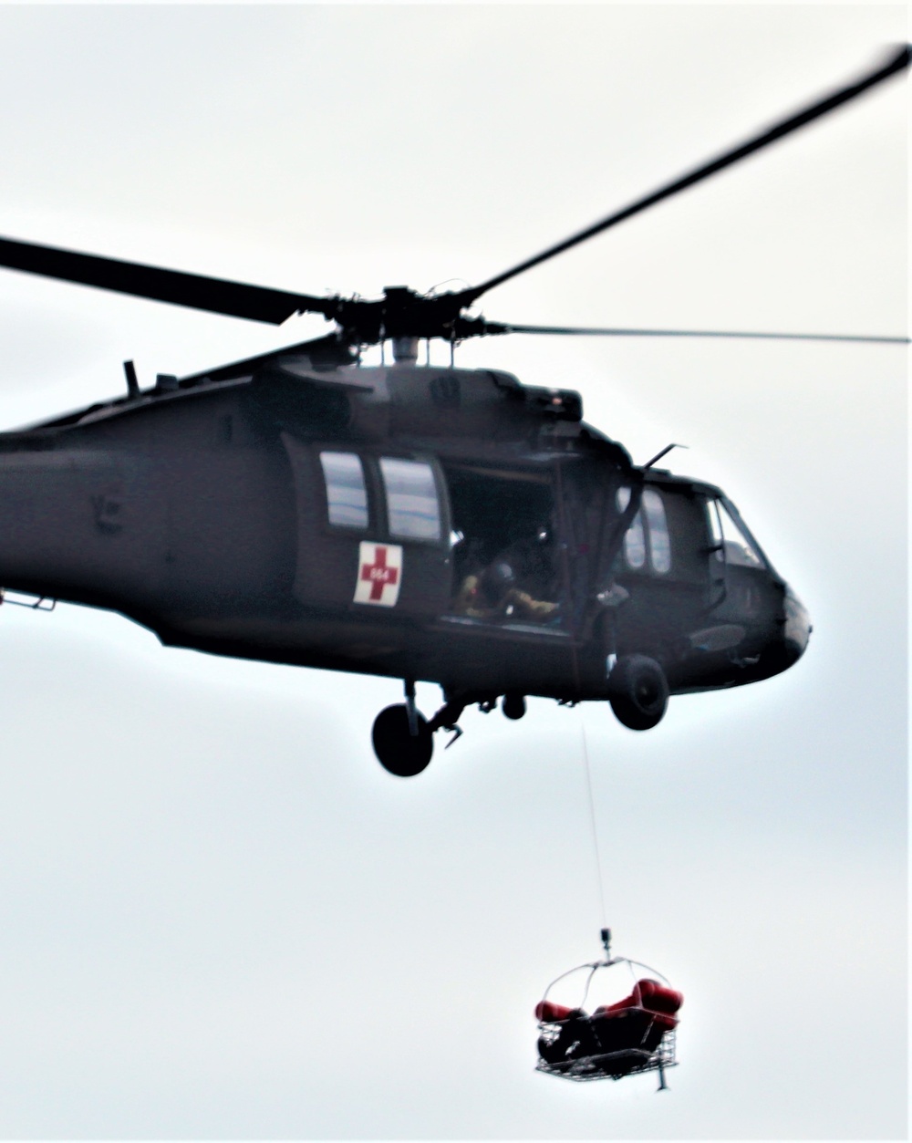 UH-60 Black Hawk crew training at Fort McCoy