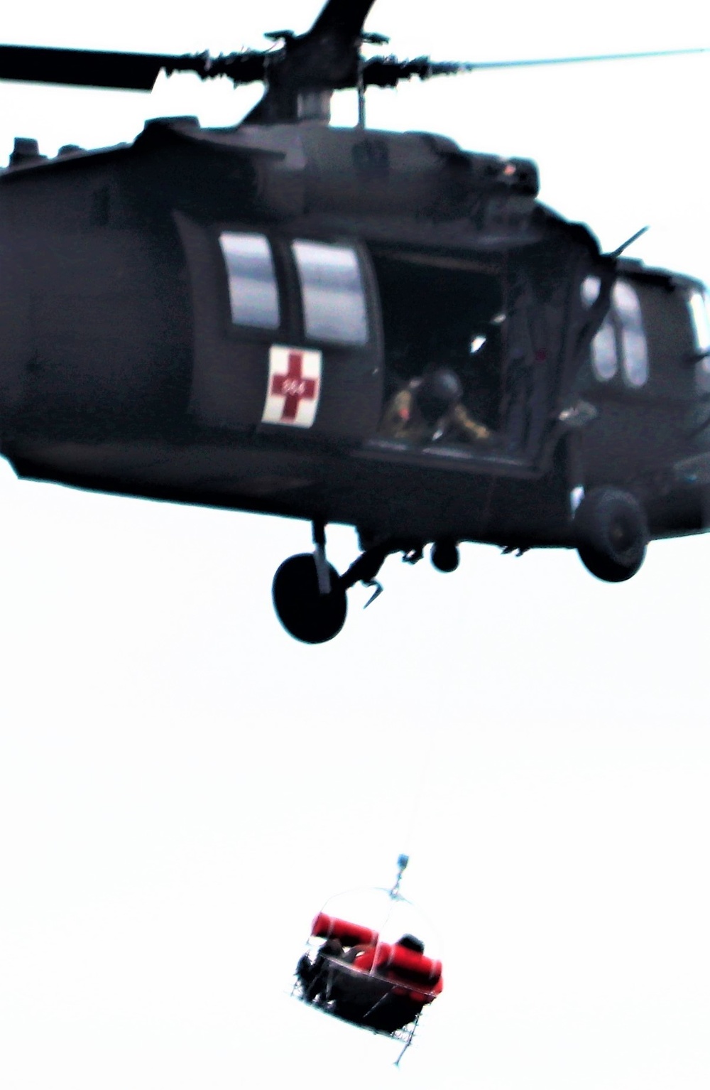 UH-60 Black Hawk crew training at Fort McCoy