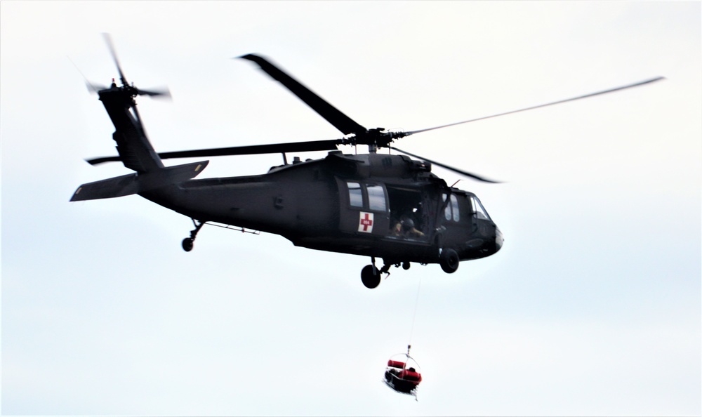 UH-60 Black Hawk crew training at Fort McCoy