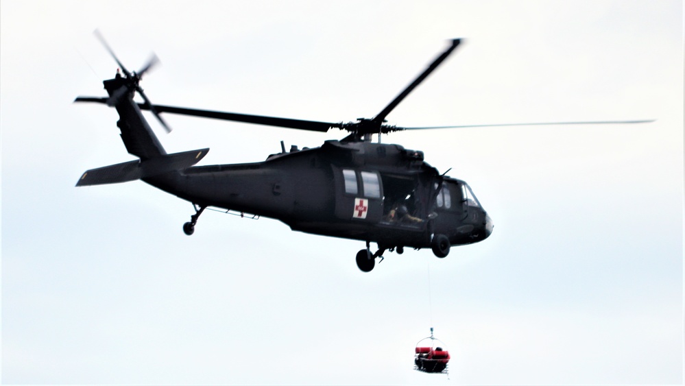 UH-60 Black Hawk crew training at Fort McCoy