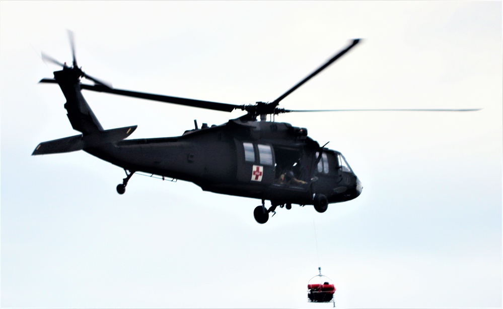 UH-60 Black Hawk crew training at Fort McCoy