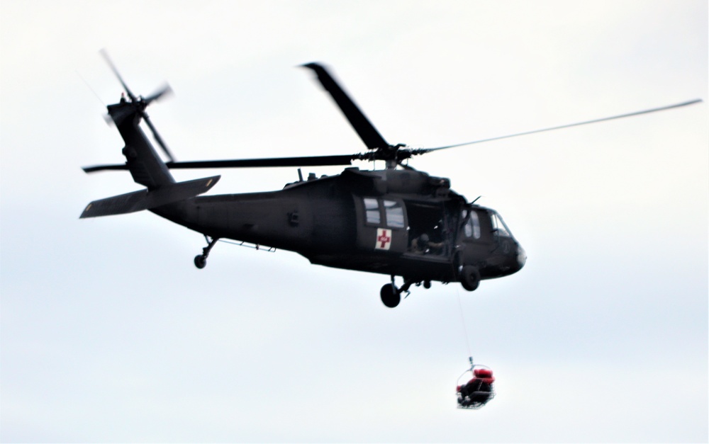 UH-60 Black Hawk crew training at Fort McCoy