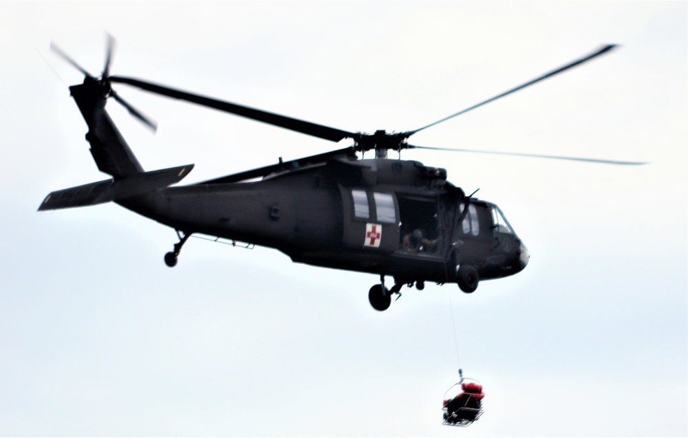 UH-60 Black Hawk crew training at Fort McCoy