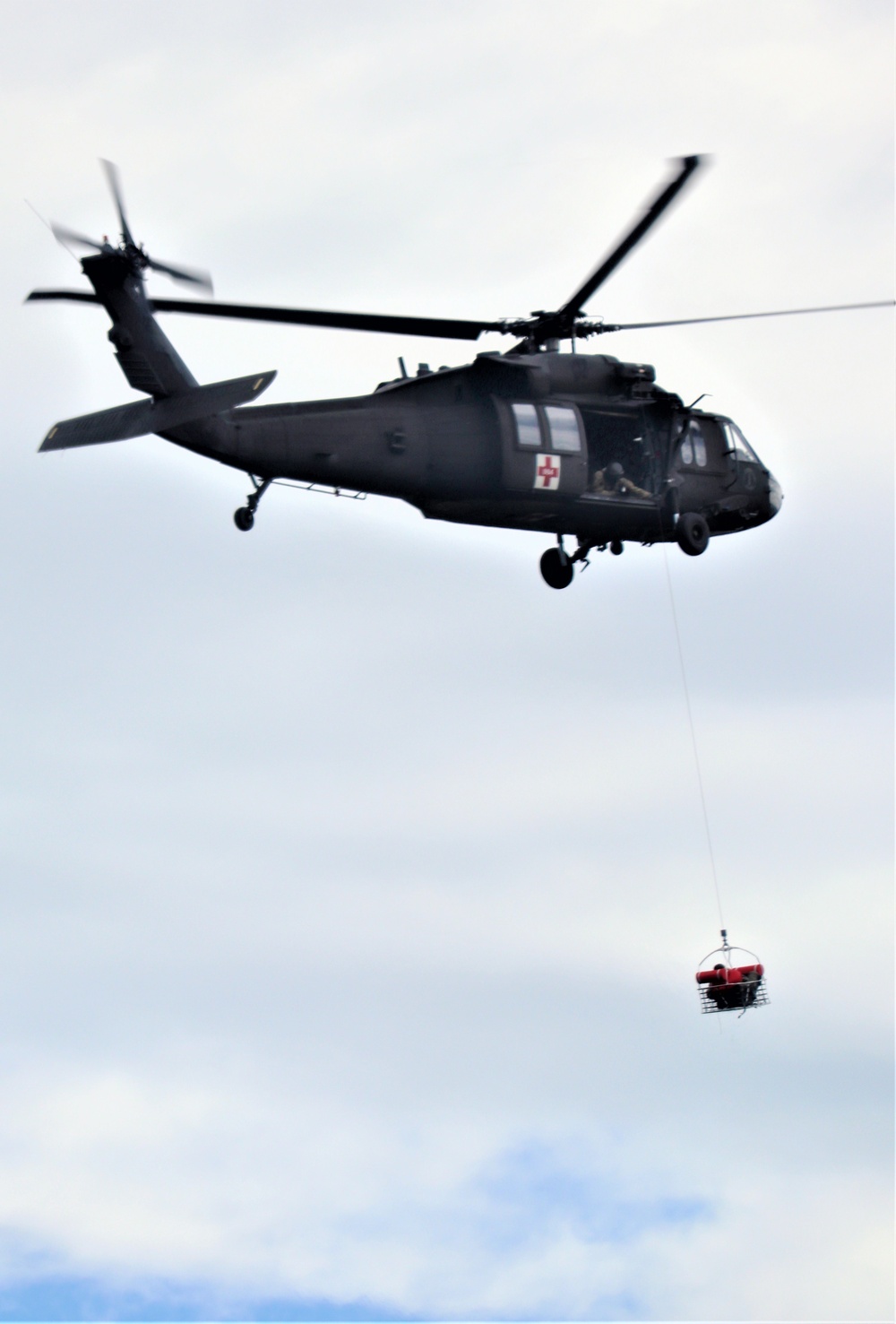 UH-60 Black Hawk crew training at Fort McCoy